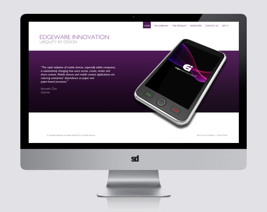 edgeware website design